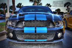 2010 Gt500 Black With Grabber Blue Stripes | Ford Raptor Forum