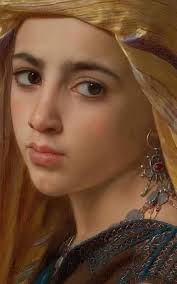 William Bouguereau 1825-1905 FRENCH ORPHELINE À LA FONTAINE signed  W-BOUGUEREAU and dated 1883 (lower right) oil