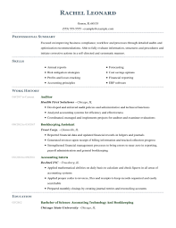 Job description, duties and requirements. Professional Accounting Resume Examples Livecareer