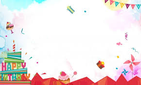 Happy Birthday Cake And Balloons Background Birthday Theme Panel Design Happy Birthday Theme Happy Birthday Posters Birthday Background