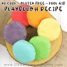 No Cook Gluten Free Kool Aid Playdough Recipe Big Name Easy Recipe Playdough Recipe Kool Aid Play Dough Recipe Kool Aid