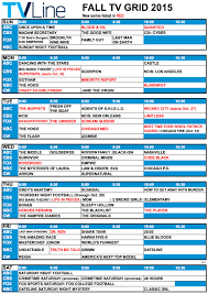 Los angeles wildcats at houston roughnecks, 5pm, fox sunday, february 9: Fall Tv Schedule 2015 Network Tv Grid What S On When Tvline