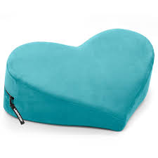 Amazon.com: Liberator Heart Wedge Sensual Positioning Pillow - Microvelvet,  Blue 14088 : Health & Household