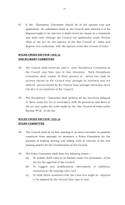 If a barrister acts in breach of the bar code, the bar council may refer the matter to the barristers disciplinary tribunal, which is an independent body comprising members. Bar Council Of Maharashtra Goa