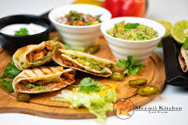 Let it cook 2 minutes until golden brown on one side. Chicken Quesadilla Quesadilla Grilled Chicken Quesadilla Meemiskitchen