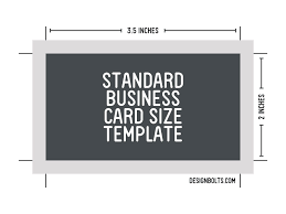 For a standard size business card which is 3.5 x 2 inches (or 88.9 x 50.8 millimeters), your whole card size, including the bleed area should be 3.75 x 2.25 inches (or 95.25 x 57.25 millimeters). 8 Best Business Card Size Ideas Business Card Size Card Sizes Name Cards