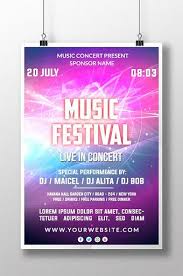 Dj Music Music Festival Poster Template Ai Free Download Pikbest Music Festival Poster Festival Posters Poster Template