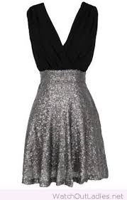 Black And Silver Sequin Dress Black And Silver Glitter Dress Design Cute Dresses Pretty Dresses Beautiful Dresses
