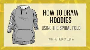 Gesture drawing art tutorials animation art sketches drawing reference cartoon drawings eye drawing reference hoodie drawing reference art reference poses digital art tutorial drawing. How To Draw Clothes Hoodies With Spiral Folds Patricia Caldeira Skillshare