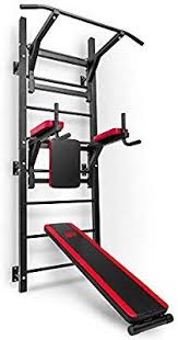 Hop Sport Sprossenwand Turnwand Hs 1008k Mit Dip Station Klimmzugstange Und Sit Up Bank Bauchtrainer Dip Bar Amazon D Klimmzugstange Sprossenwand Power Tower