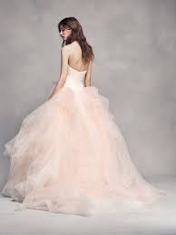White By Vera Wang Ombre Tulle Wedding Dress David S Bridal Blush Pink Wedding Dress Wedding Dresses Whimsical Ball Gowns Wedding