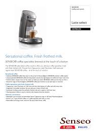 The machine reminds you when to descale your appliance with the special senseo® or saeco descaler to ensure the maximum machine life. Senseo Senseo Hd7852 50 Senseo Latte Select Coffee Pod Machine Manualzz