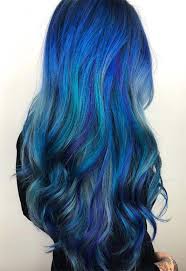 They come in a variety of colours, from standards like black to more 'out there' colours like green and blue. 65 Iridescent Blue Hair Color Shades Blue Hair Dye Tips Glowsly