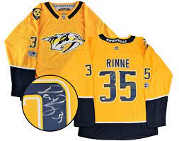 Pekka rinne is a finnish professional hockey goaltender for the nashville predators of the national hockey league. Pekka Rinne Autographed Nashville Predators Jersey House Of Hockey