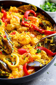 This Classic Spanish Paella Rivals Any Restaurant Paella Sometimes Nothing Compares To Good Home Cooking A Paella Recipe Seafood Paella Recipe Spanish Paella