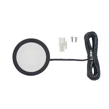 Tresco Lighting L Poc 3ledsfr Cbl 1 3w 5000k Black Led Puck Light Siggia Hardware