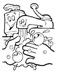 Handwashing coloring pages from free coloring pages handwashing and germs. Hand Washing Coloring Sheets Dibujos Para Colorear Habitos De Higiene Personal Higiene Personal Ninos