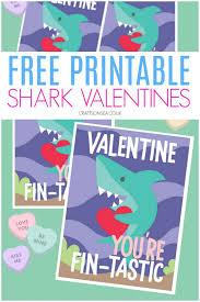 Go underwater with the shark family with this coloring page set for the super fun baby shark video. Free Shark Valentines Day Printable Crafts On Sea