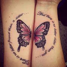 30 Adorable Sister Tattoos Matching Sister Tattoos Matching Cousin Tattoos Butterfly Tattoos For Women