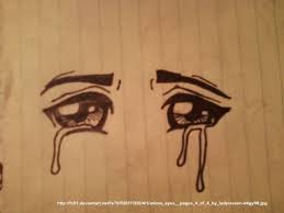 How to draw crying eye for beginners youtube. Easy Anime Sad Eyes Drawing
