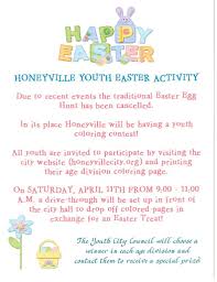 Get crafts, coloring pages, lessons, and more! Youth Easter Coloring Contest Honeyville City