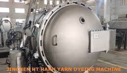 High Temperature Spray Hank Yarn Dyeing Machine Capacity 80kgs