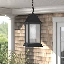 Modern farmhouse outdoor pendant lighting. Farmhouse Rustic Outdoor Hanging Lights Birch Lane