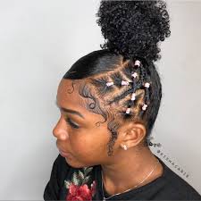 Party hairstyles tutorial step by step for women. Happy Sunday Beautiies Finally A Brand New Rubber Band Hairstyle Tutorial Is Now Live On My Yout Rubber Band Hairstyles Ponytail Styles Natural Hair Woman