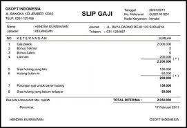 Bandung, 01 juli 2013 deden mulyana manager. Kumupulan Contoh Slip Gaji Untuk Karyawan Guru Pns Lengkap