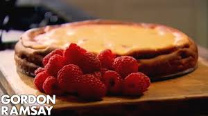 Other than the time it takes to freeze, this is a piece of cake to make: Baked Raspberry And Lemon Cheesecake Gordon Ramsay Youtube