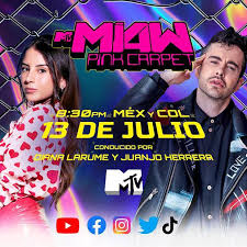 Ahora es el turno de los mtv miaw 2021, cuya entrega se realizará el próximo 13 de julio. Bwpampa910prlm