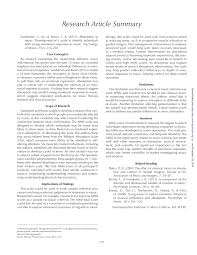 The evolution of a rapid review approach. Pdf Research Article Summary