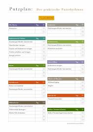 Plan für treppenhausreinigung download : Putzplan 1x Pro Woche Planer Reinigungsplan Putzplan