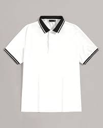 Black And White Polo Shirt Design Stylish White Contrast Collar And Cuff Polo Shirt Polo T Shirt Design Custom Polo Shirts Personalised Polo Shirts