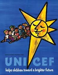 A Unicef Poster Circa 1965 Unicef Children Charity Poster Unicef Logo