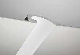 Profilo Lineare In Gesso Da Incasso A Soffitto O A Parete Per Installazione In Cartongesso Di Spessore 13mm Profilo Completo Di Illuminazione Parete Soffitto