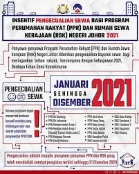 Permohonan perumahan online | program perumahan rakyat (ppr) ️ cara membuat permohonan perumahan online. Belanjawan Johor 2021 Pengecualian Sewa Program Perumahan Rakyat Ppr Rumah Sewa Kerajaan Yayasan Pasir Gudang