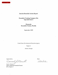 INTERIM REMEDIAL ACTION REPORT, ESCAMBIA TREATING COMPANY SITE, OPERABLE  UNIT 1, PENSACOLA, ESCAMBIA COUNTY, FLORIDA,"