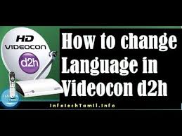 How To Change The Menu Language In Videocon D2h Youtube