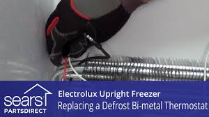 Please be aware that it is recommended to disconnect the. How To Replace An Electrolux Upright Freezer Defrost Bi Metal Thermostat By Sears Partsdirect