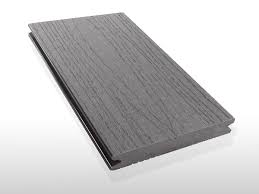 Terrassendielen schnell und präzise verlegen mit klick system. Wpc Dielen Massiv Holzoptik Hellgrau Vollprofil