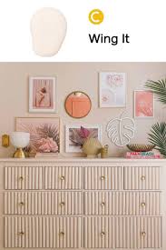 Wing It The Best Light Pink Paint Color Clare Clare Ikea Dresser Hack Ikea Dresser Ikea Dresser Makeover