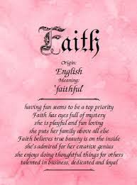 Meaning Of The Name Faith Names With Meaning Baby Names And Meanings Meant To Be