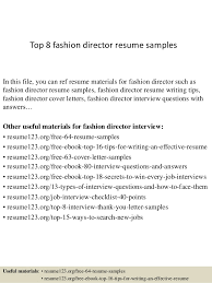 Application for the position of fashion stylist. Top 8 Fashion Director Resume Samples