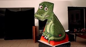 Amazing Papercraft Dinosaur Optical Illusion Solopress