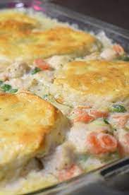 Mom S Fabulous Chicken Pot Pie With Biscuit Crust Recipe Pot Pies Recipes Recipes Food