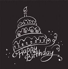 Birthday Wishes Clip Art Black And White Happy Birthday Wishes Png Birthday Black White Bottle Greetings Verjaardagsbord Verjaardagskaarten Krijtbord Belettering