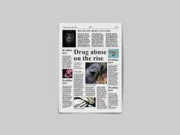 Modern layout tips for newspapers to get you started right. Tabloid Newspaper Template Grafik Von Denestudios Creative Fabrica