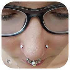 Randy Mickulesku On Instagram Fresh Paired Nostril Piercings With 4mm White Opal Tops From Neometaljewelry Mantratattoo Mantratattoo Denver Lakewood C