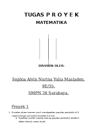 Lks matematika kelas 1 semester 2 2013. Matematika Proyek 1 Kelas 9